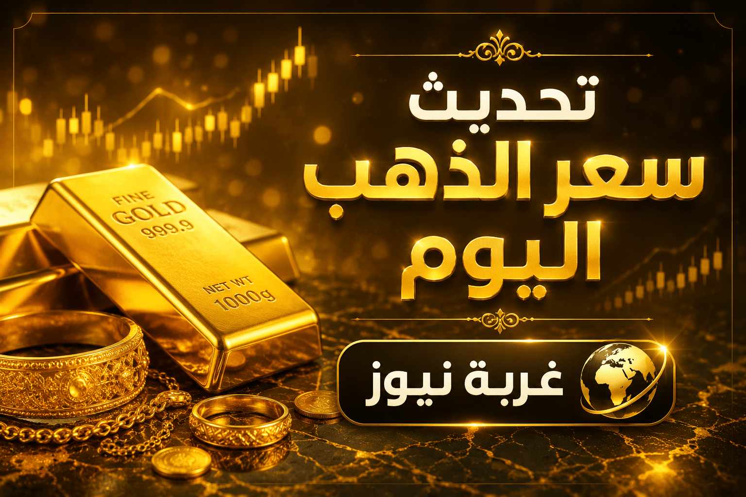 أسعار الذهب في مصر: عيار 21 يقترب من 6000 جنيه والجنيه الذهب يرتفع